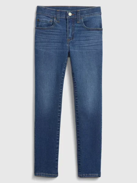 Skinny jeansy skinny Gap niebieskie