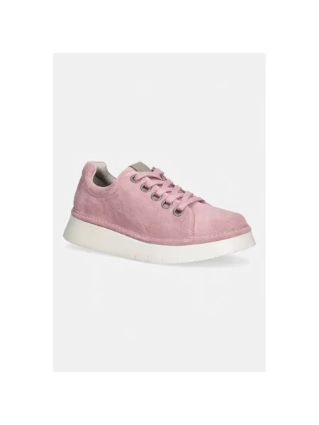 Fly London sneakersy zamszowe różowe