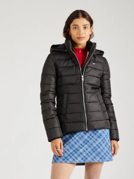 Tommy Jeans Zimska jakna Basic črna