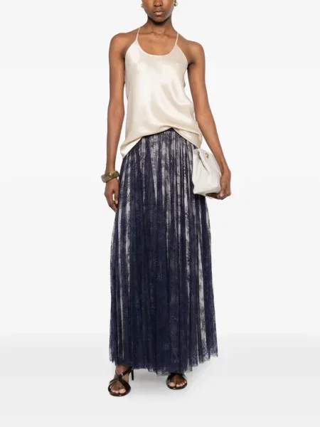 Fusta maxi Alberta Ferretti albastru