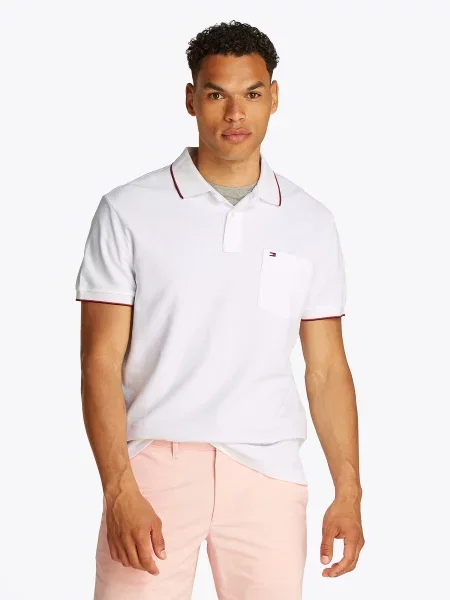 Polo majica Tommy Hilfiger bela