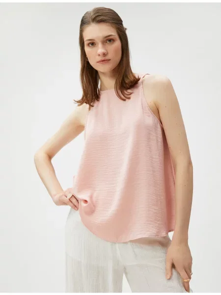 Koszulka Koton bez rękawów z dekoltem halter