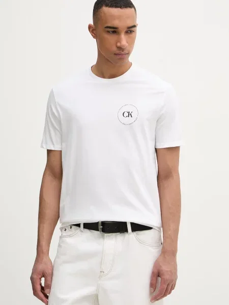 Calvin Klein Jeans t-shirt biała