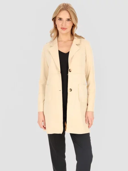 Haină de piele Perso din piele negru