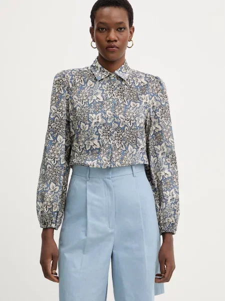 Weekend Max Mara koszula PERIODI niebieska
