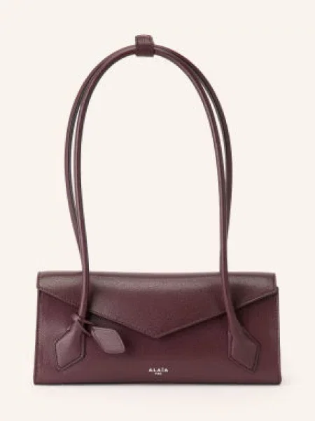 Alaïa Kabelka Přes Rameno Teckel Flap Small tmavě červená