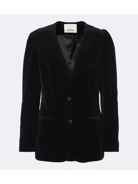 Sacou Isabel Marant de catifea negru