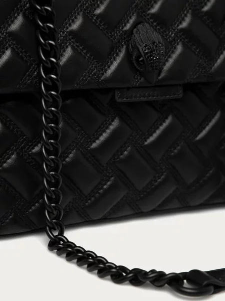 Kurt Geiger De piele geantă poștaș KENSINGTON negru
