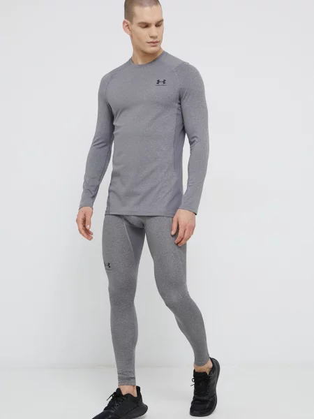 Majica z dolgimi rokavi Under Armour siva