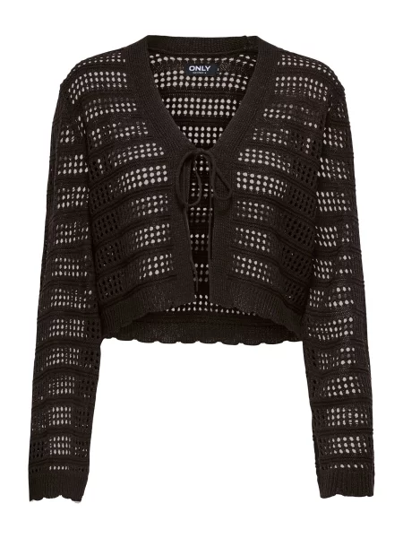 ONLY Pletena jopa ONLLykke temno rjava
