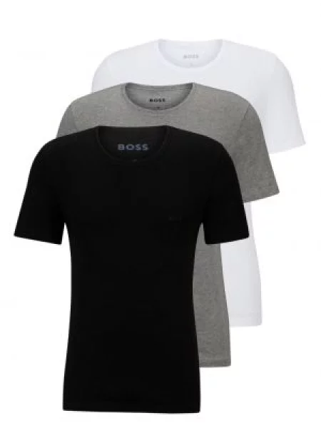 Cămașă Boss cu broderie negru