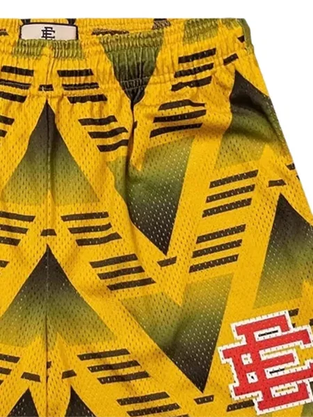 Pantaloni scurți Eric Emanuel plasă galben