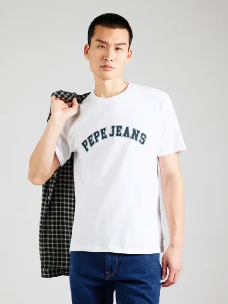 Pepe Jeans tričko CLEMENT béžová