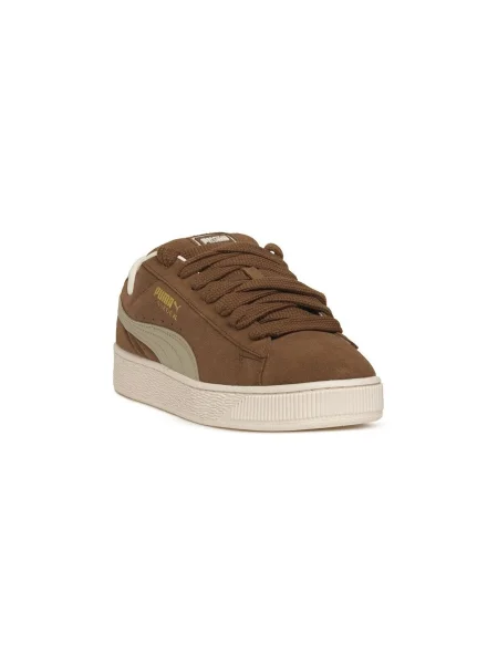 Pantofi Puma din piele de căprioară maro