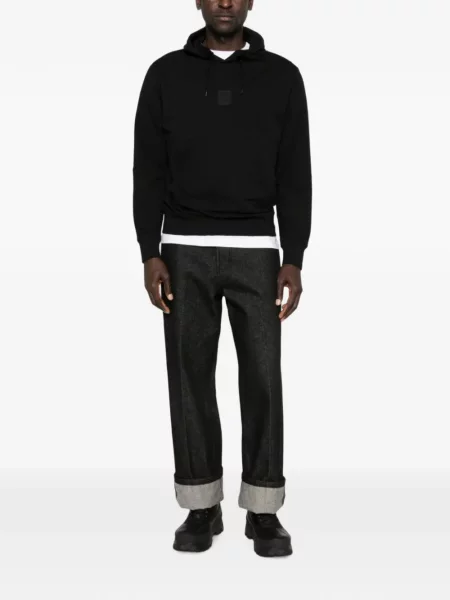 Hoodie C.p. Company με αυτόγραφο μαύρο