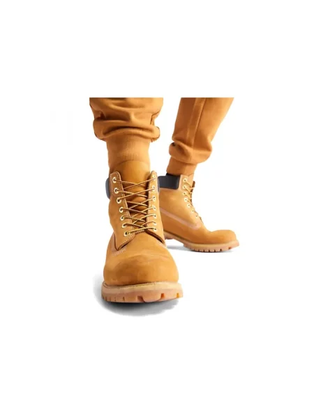 Botki Timberland wodoszczelne skórzane wiązane brązowe