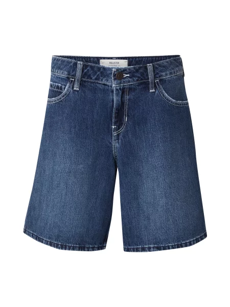 HOLLISTER Jeans denim albastru