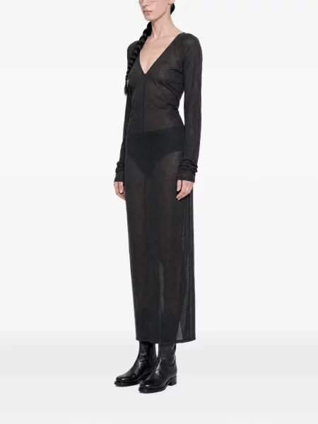 Rochie Our Legacy cu decolteu în V negru