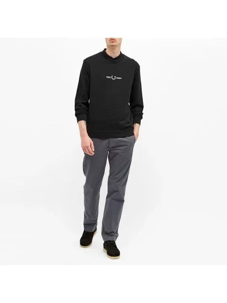 Bluza z kapturem Fred Perry z kapturem czarna