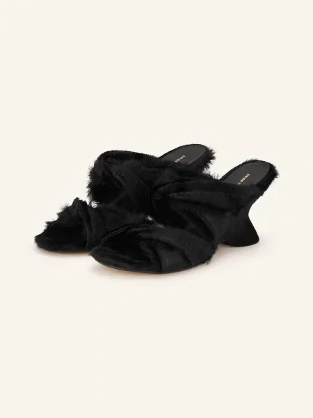 Dries Van Noten Mules černá
