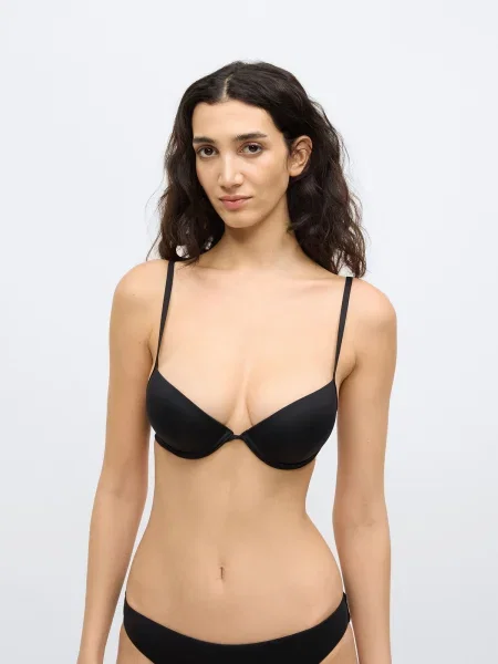 Calvin Klein Swimwear Bikini zgornji del črna
