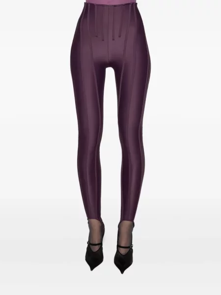 Leggings Mugler violet