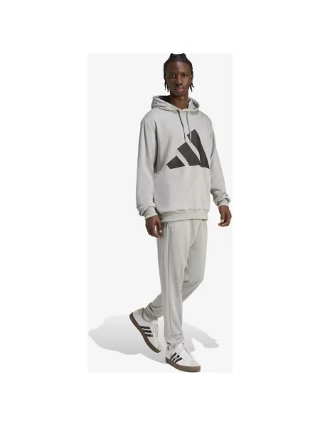 Dres adidas Big Logo szary melanż S czarny