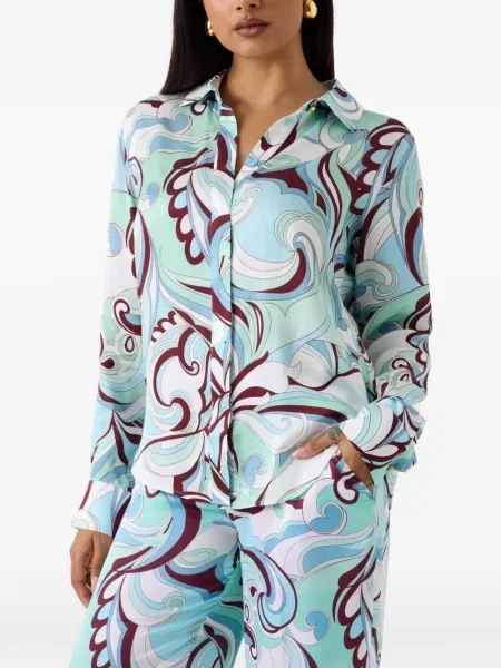 Cămașă Marciano By Guess cu imagine albastru