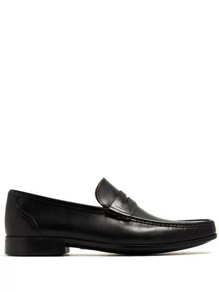 Pantofi loafer Magnanni din piele negru