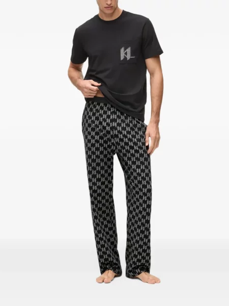 Pijamale Karl Lagerfeld negru