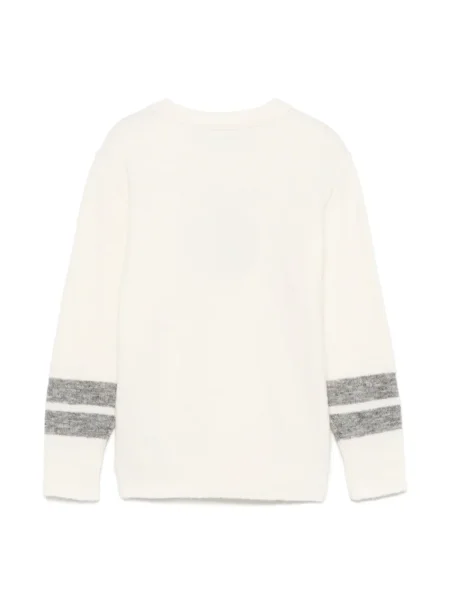 Sweter dziecięcy Stone Island biały