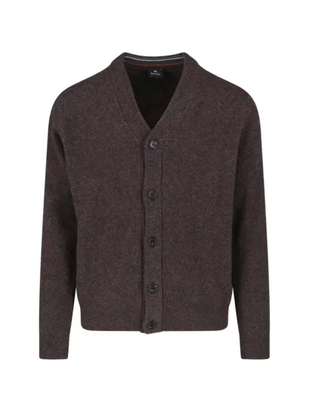 Cardigan Paul Smith cu decolteu în V maro