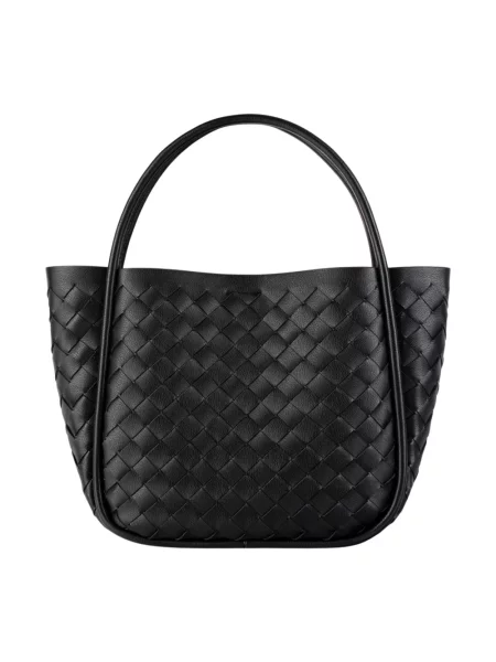 Shopperka L37 skórzana czarna