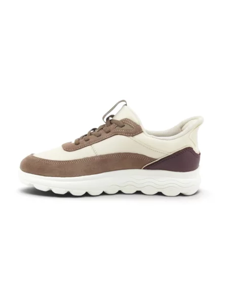 Sneakersy Geox skórzane beżowe