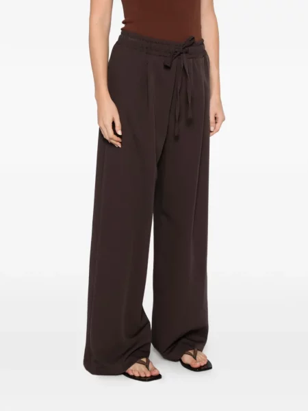 Pantaloni Vicolo cu cordon maro