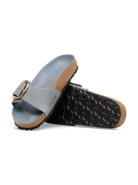 Кожаные шлепанцы Birkenstock с пряжкой