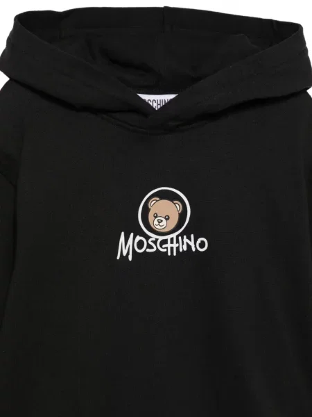 Bluza z kapturem dziecięca Moschino czarna