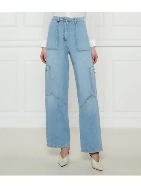 Elisabetta Franchi Farmer | Straight fit kék