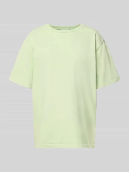 Oversized t-shirt z nadrukiem na plecach model Midsummer' Oh April miętowa