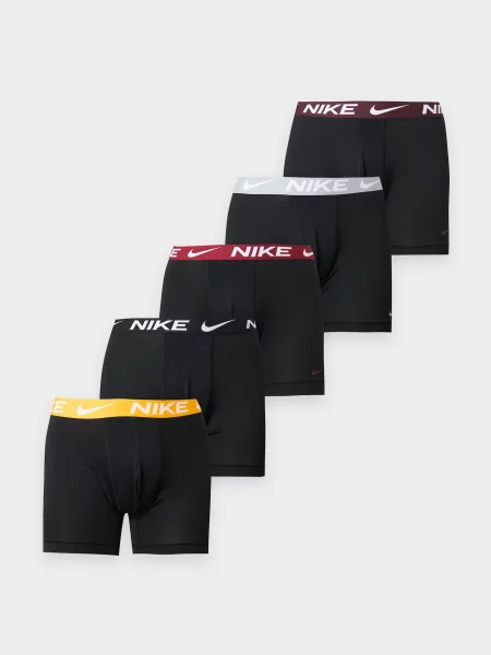 NIKE Underwear Boxeri galben / gri deschis / roșu burgundy negru