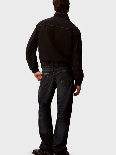 Прямі джинси Calvin Klein Jeans чорні