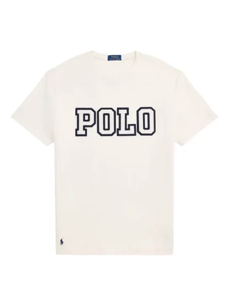 Tricou polo Polo Ralph Lauren cu imagine cu dungi din țesătură twill albastru