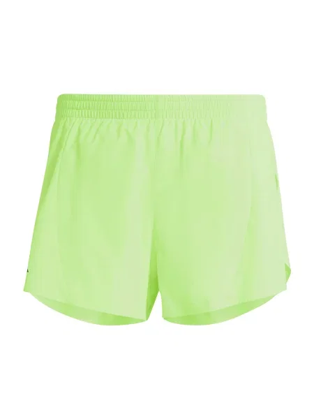 ADIDAS PERFORMANCE Pantaloni sport ADIZERO verde limetă negru