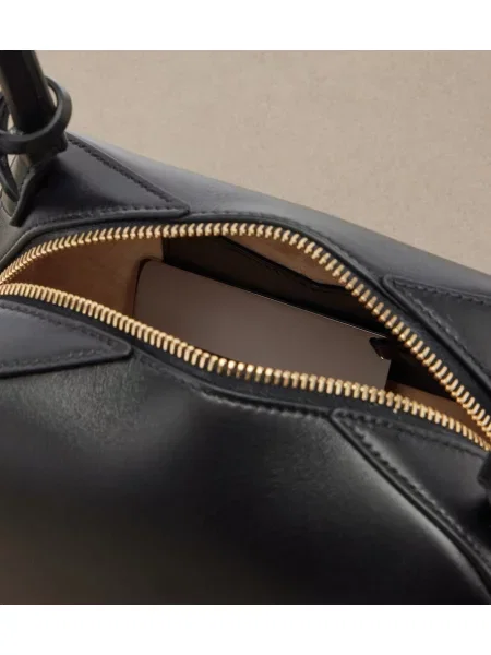 Geantă shopper Alaïa din piele negru
