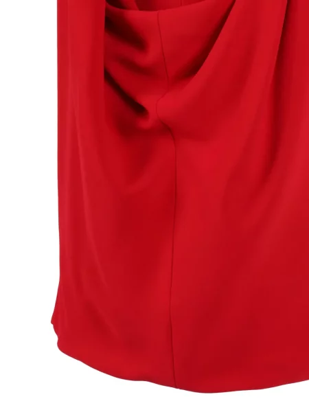 Rochie mini Alberta Ferretti drapată de costum roșu