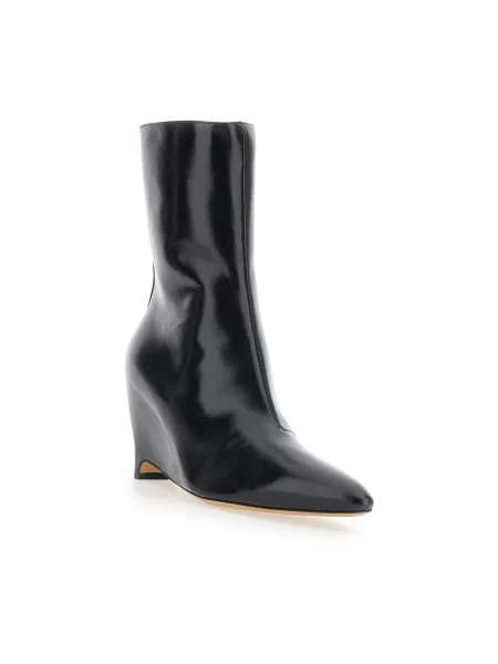 Botki Maison Margiela skórzane czarne