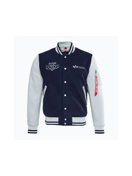 Куртка Alpha Industries Varsity Air Force ultra navy темно-синя