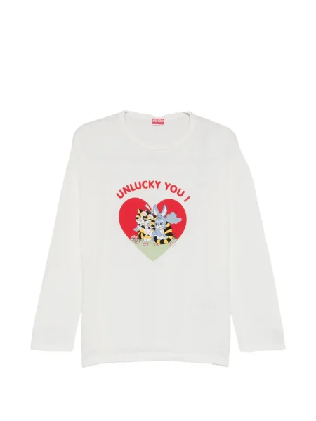 Tricou Kenzo cu imagine alb