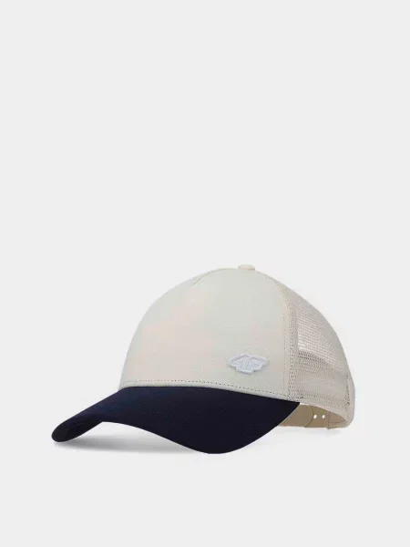 4F Кепка Унісекс бежевий