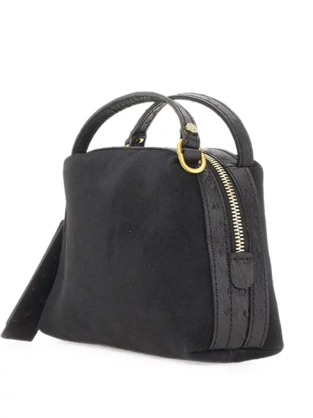 Geantă Gianni Chiarini din piele de căprioară negru